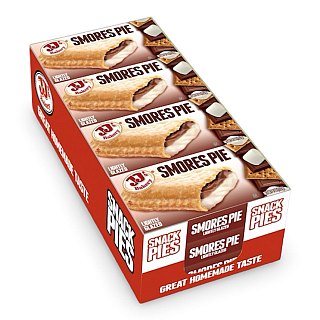 JJ's Bakery Limited Release Glazed Fruit Pies – 4 oz, 12 Pack | S'mores - Specialty Snack by JJ's Bakery