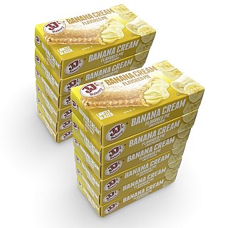 JJ's Bakery Banana Cream Glazed Snack Pies 4oz (Pack of 12) - Specialty Snack by JJ's Bakery