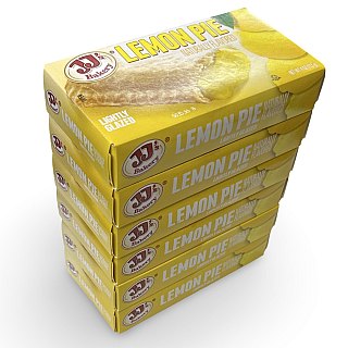 JJ's Bakery Lemon Lightly Glazed Snack Pies 4oz (Pack of 6) - Specialty Snack by JJ's Bakery