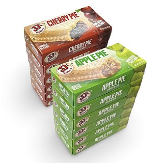 JJ's Bakery Pies Variety Pack | Apple and Cherry | 12 Ct - Specialty Snack by JJ's Bakery
