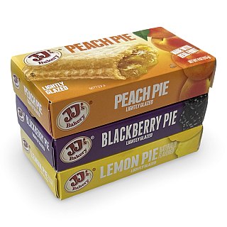 JJ's Bakery Pies Variety Pack (Lemon / Peach / Blackberry) | 12 Count - Specialty Snack by JJ's Bakery