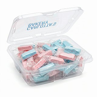 Jujube Nougats | Soft & Chewy Nostalgic Candy, 1 lb | Cotton Candy - Specialty Snack by Carlotta's Bakery