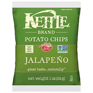 Kettle Jalapeno Potato Chips 1oz, 24 Bags - Specialty Snack by Tribeca Curations