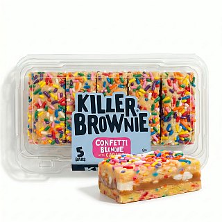 Killer Brownie Gourmet Brownie Bites or Bars Tray | Confetti - Specialty Snack by Killer Brownie