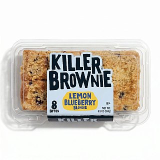 Killer Brownie Gourmet Brownie Bites Tray | Lemon Blueberry - Specialty Snack by Killer Brownie