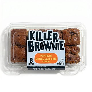 Killer Brownie Gourmet Brownie Bites Tray | Pumpkin - Specialty Snack by Killer Brownie
