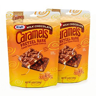 Kraft Caramels Fall Candy 2 Pack | Pretzel Bark - Specialty Snack by Kraft