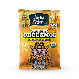 LesserEvil Smart Portion Snack Bags – 16 Pack (0.6 oz Avg) | Cheezmos Cheddar - Specialty Snack by LesserEvil