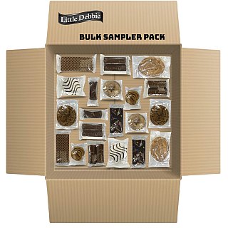 Little Debbie 20 Snack Cake Variety Sampler, 10 Flavors Including Nutty Bar Cakes and Bars, Honeybuns, Zebra Cakes, Swiss Rolls - Specialty Snack by Little Debbie