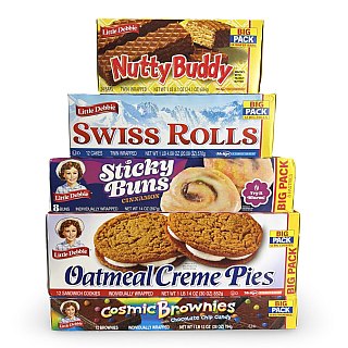 Little Debbie BIG PACKS Newest Cakes Variety Pack 5 Boxes | Nutty Buddy, Swiss Rolls, Sticky Buns, Oatmeal Pies & Cosmic Brownies - Specialty Snack by McKee Foods