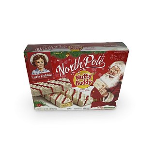Little Debbie Christmas Themed Snack Cakes Multipack Box | Flavor: North Pole Nutty Buddy Bars - Specialty Snack by Little Debbie