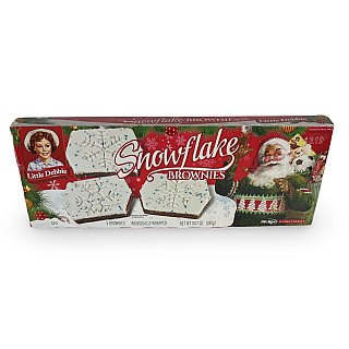 Little Debbie Christmas Themed Snack Cakes Multipack Box | Flavor: Snowflake Brownies - Specialty Snack by Little Debbie