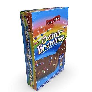 Little Debbie Large Sized Cosmic Brownies, 4 oz Individually Wrapped, 6 Count - Specialty Snack by Little Debbie