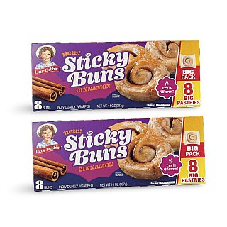 Little Debbie Sticky Buns – 2 Big Packs | Glazed Cinnamon Sweet Rolls - Specialty Snack by Little Debbie