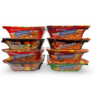 Maruchan Ramen Variety Packs – 8 Flavor Yakisoba Trays - Specialty Snack by Maruchan
