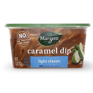 Marzetti Fruit Dips & Dessert Glazes – Light Caramel, 13.5 Oz Tub - Specialty Snack by Marzetti