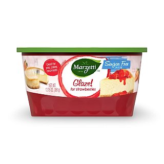 Marzetti Fruit Dips & Dessert Glazes – Sugar Free Strawberry Glaze, 13.5 Oz Tub - Specialty Snack by Marzetti