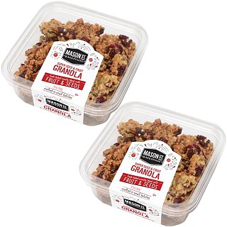 Mason Street Bakehouse Granola Value Pack | Super Seed & Fruit | 10.5 Ounce | Pack of 2 - Specialty Snack by Mason St. Bakehouse