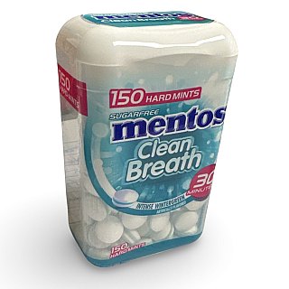 Mentos Cleanbreath 150 pc Wintergreen 3.66 oz - Specialty Snack by Mentos