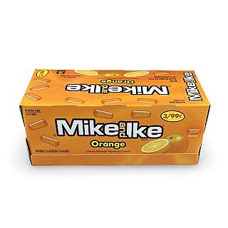 Mike & Ike Chewy Candy – 24 Count Theater Box, Orange - Specialty Snack by Mike & Ike