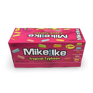 Mike & Ike Chewy Candy – 24 Count Theater Box, Tropical Typhoon - Specialty Snack by Mike & Ike