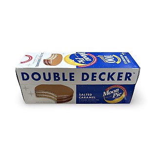 Moon Pie Salted Caramel Double Decker Marshmallow Sandwich Cookies, 9 Pack - Specialty Snack by Moon Pie