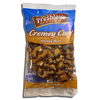 Mrs. Freshley's Cremey Curl Chocolate Swirl Honey Buns | Case of 9 - Specialty Snack by Mrs. Freshley's
