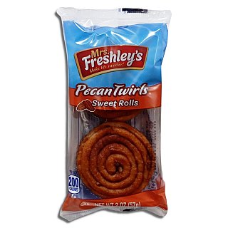 Mrs. Freshley's Pecan Sweet Rolls, 12 Packs (24 Total Sweet Rolls) - Specialty Snack by Flowers Foods