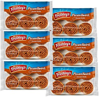 Mrs. Freshley's Pecan Twirls Sweet Rolls | 36 Count - Specialty Snack by Mrs. Freshley's