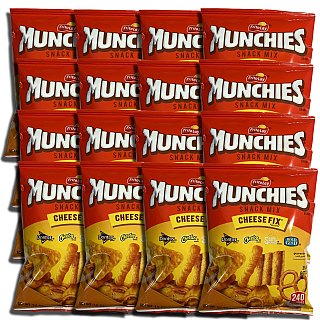 Munchies Snack Mix Cheese Fix | 1.75 Oz | Pack Of 16 - Specialty Snack by Munchies