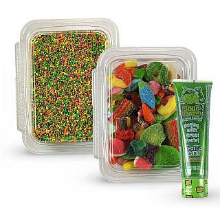 Nerds Cluster Candy Making Kit, 1 lb Gummy Mix + Baby Nerds + Watermelon Sour Ooze - Specialty Snack by Nerds