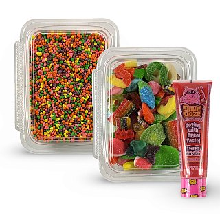 Nerds Cluster Candy Making Kit, 1 lb Gummy Mix + Regular Nerds + Strawberry Sour Ooze - Specialty Snack by Nerds