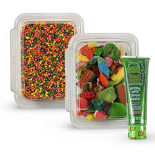 Nerds Cluster Candy Making Kit, 1 lb Gummy Mix + Regular Nerds + Watermelon Sour Ooze - Specialty Snack by Nerds