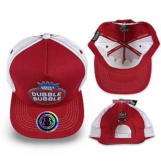 Nostalgic Dubble Bubble Logo Candy Themed Sport Hat, Officially Licensed, One Size Adjustable - Specialty Snack by Dubble Bubble