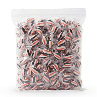 Nostalgic Hard Candy Mix 2 lb Bags, Atkinson's Mint Twist |Black, Orange & White - Specialty Snack by Atkinsons