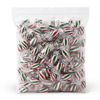 Nostalgic Hard Candy Mix 2 lb Bags, Atkinson's Mint Twist |Red, Green, & White - Specialty Snack by Atkinsons