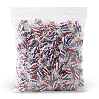 Nostalgic Hard Candy Mix 2 lb Bags, Atkinson's Mint Twist |Red, White & Blue - Specialty Snack by Atkinsons