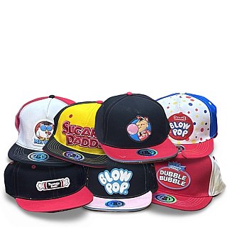 Nostalgic Snack and Candy Themed Sport Hats, Officially Licensed, One Size Adjustable - Specialty Snack by Tribeca Curations