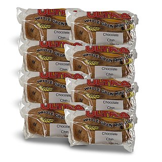 Nostalgic Whole Grain School Mini Loaf Cakes – 8 Pack | Ultra Chocolate Chip Loaf Cakes - Specialty Snack by Tribeca Curations
