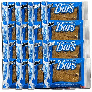 Oatmeal Chocolate Chip Mini Benefit Bars by Readi-Bake   1.25 Ounce | Value Pack of 16 - Specialty Snack by Tribeca Curations