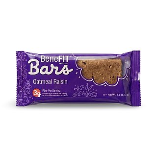 Oatmeal Raisin BeneFit Bars by Readi-Bake   2.5 Ounce | Value Pack of 12 - Specialty Snack by Tribeca Curations