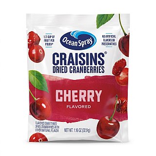 Ocean Spray Craisins Individual To-Go Packs, 20 Ct - Cherry - Specialty Snack by Ocean Spray