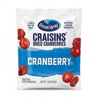 Ocean Spray Craisins Individual To-Go Packs, 20 Ct - Cranberry - Specialty Snack by Ocean Spray