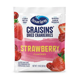 Ocean Spray Craisins Individual To-Go Packs, 20 Ct - Strawberry - Specialty Snack by Ocean Spray