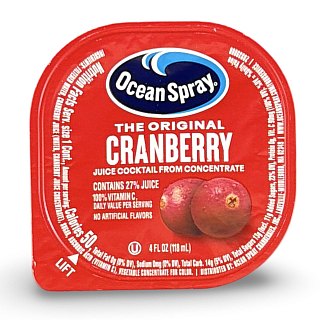Ocean Spray Cranberry Juice Cocktail Mini To Go Cups, 24 Pack - Specialty Snack by Ocean Spray
