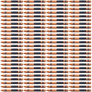 Orange Crayon Bulk Value Pack   | 100 Count - Specialty Snack by Tribeca Curations