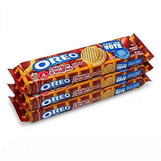 OREO Limited Edition Cookies | 3 Pack | Chicken & Waffles - Specialty Snack by Oreo