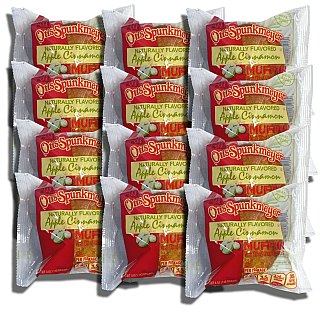 Otis Spunkmeyer Individually Wrapped Apple Cinnamon Muffins, 4 Oz | 12 Ct - Specialty Snack by Otis Spunkmeyer