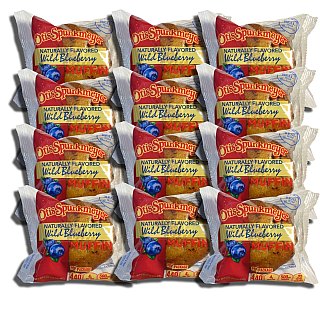 Otis Spunkmeyer Individually Wrapped Wild Blueberry Muffins| 4 Oz, 12 Pack - Specialty Snack by Otis Spunkmeyer