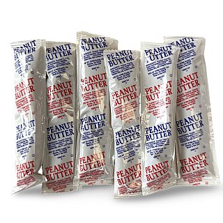 Peanut Butter Topping Packets, .75 oz, Great for Snack Cakes and Big Backs, 6 Packets - Specialty Snack by Tribeca Curations